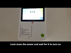 পোর্টেবল এবং টেকসই 3 চ্যানেল 12 leadsECG মেশিন কুকুর বিড়ালের জন্য কার্যকর হার্টের স্ক্রিনিং