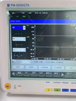 বিশ্লেষণের জন্য হাসপাতালের ব্যবহারের স্টক NIBP EKG 12.1&quot; মাল্টি-প্যারামিটার মনিটর