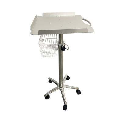 Portable Stainless Steel Aluminum Alloy Hospital Trolley/Cart Modern Mobile Stand Basket for Clinic Use-for ECG Machines