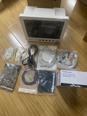 ১২.১ ইঞ্চি কালার টিএফটি এলসিডি মাল্টিপ্যারামিটার পেশেন্ট মনিটর, ১ বছরের ওয়ারেন্টি এবং কমপ্যাক্ট ৩০*২৭*৩০ সেমি ডিজাইন সহ