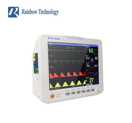 হাসপাতাল ক্লিনিক হোম নার্সিং-এর জন্য ৭টি ভাষা সমর্থন এবং ২ বছরের শেলফ লাইফ সহ আইএসও এফএসসি অনুমোদিত মাল্টি প্যারামিটার পেশেন্ট মনিটর