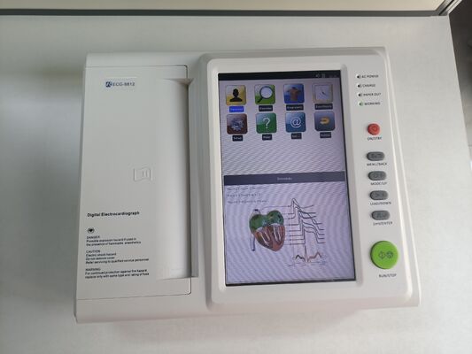 মেডিকেল ইসিজি মেশিন ১২-চ্যানেল পোর্টেবল ডিজিটাল ইসিজি হল্টার ইসিজি ইলেক্ট্রোকার্ডিওগ্রাম