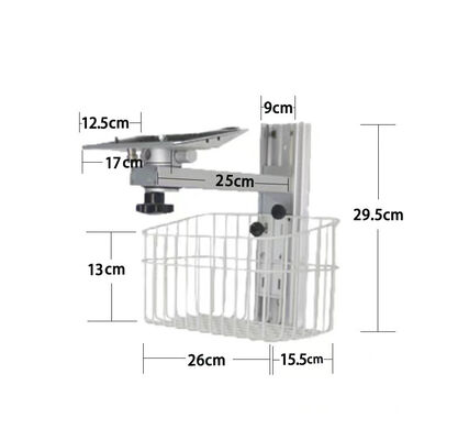 Hospital Aluminium Alloy Wall Mounted Monitor Holder/Aluminium Alloy Wall Mounted Holder for Patient Monitor