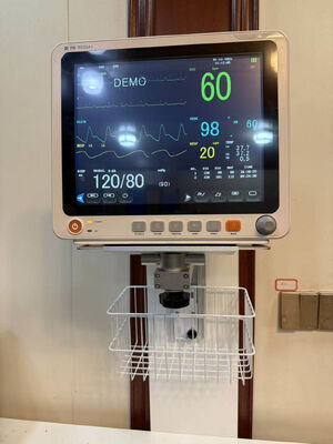 Medical Bracket Wall Mount Standing Wall Hardware Bracket for Medical Machine Patient Monitor