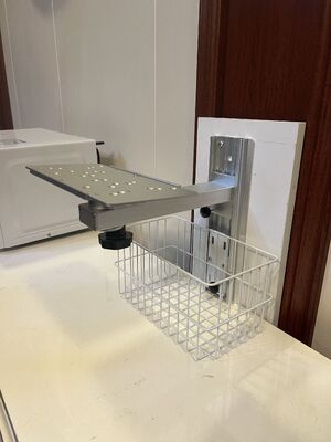 Medical Bracket Wall Mount Standing Wall Hardware Bracket for Medical Machine Patient Monitor